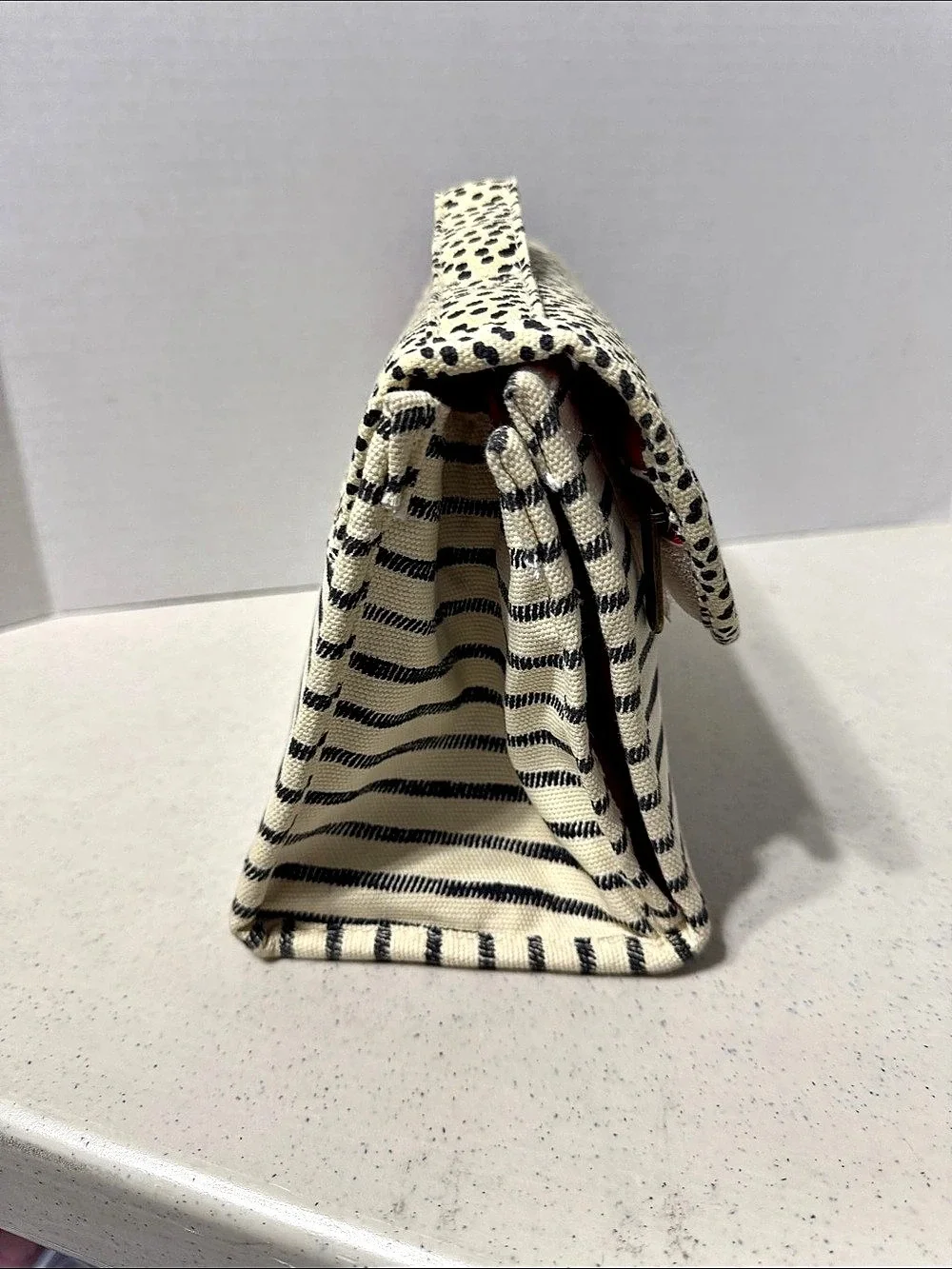 Primrose Hill Striped & Animal Print Cosmetic Bag